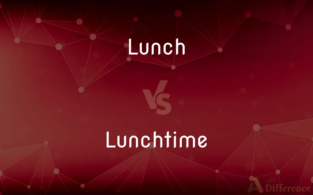 Lunch vs. Lunchtime — What's the Difference?