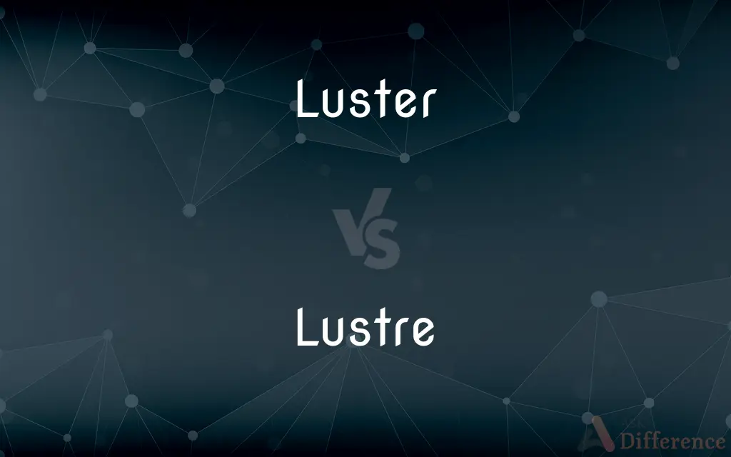 Luster vs. Lustre — What's the Difference?