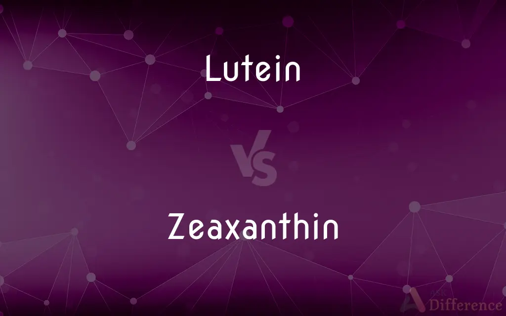 Lutein vs. Zeaxanthin — What's the Difference?