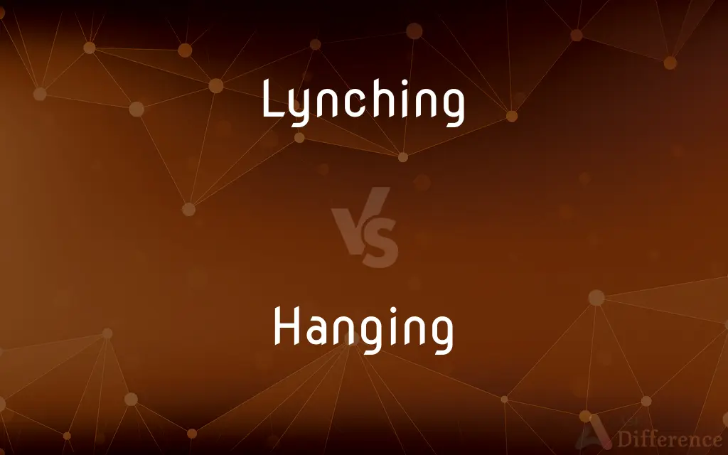 Lynching vs. Hanging — What's the Difference?