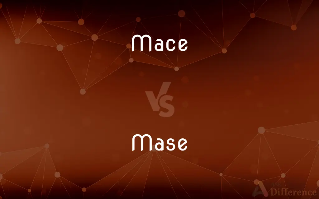 Mace vs. Mase — Which is Correct Spelling?