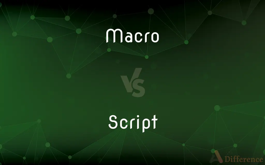 Macro vs. Script — What's the Difference?