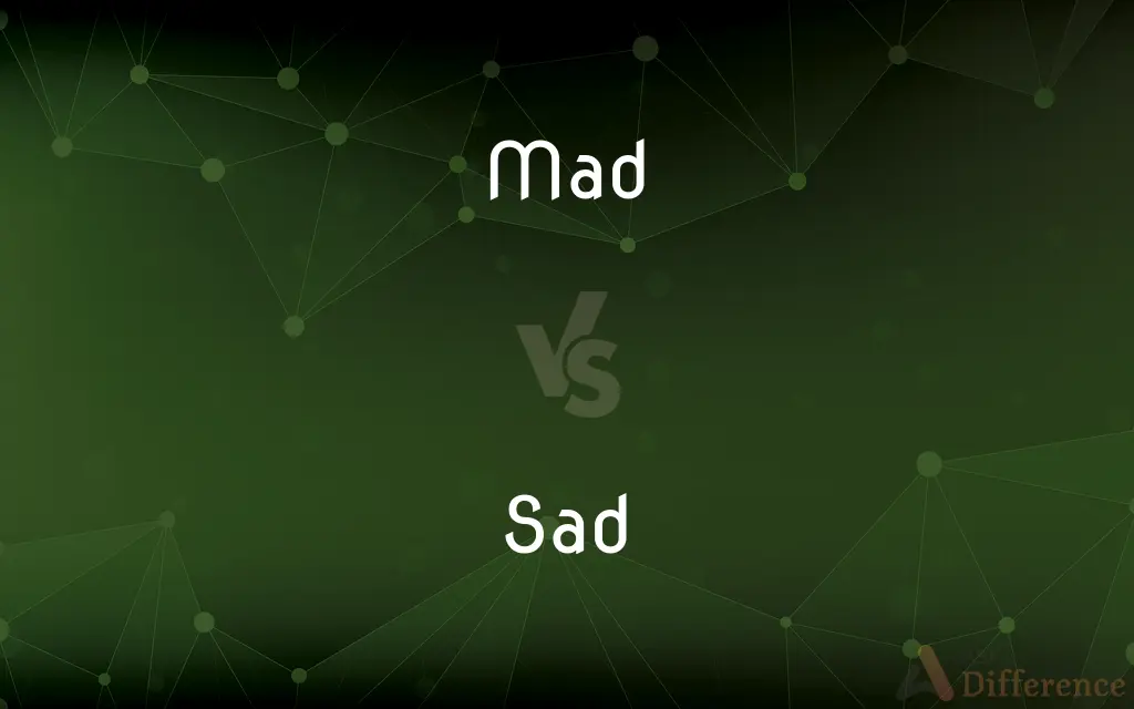 Mad vs. Sad — What's the Difference?
