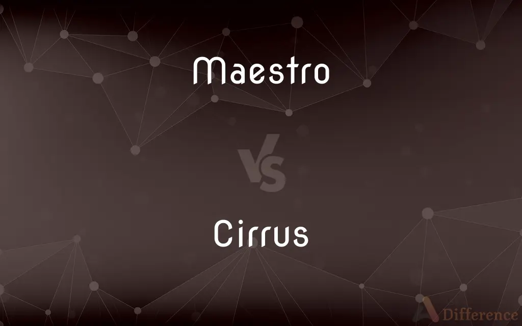 Maestro vs. Cirrus — What's the Difference?