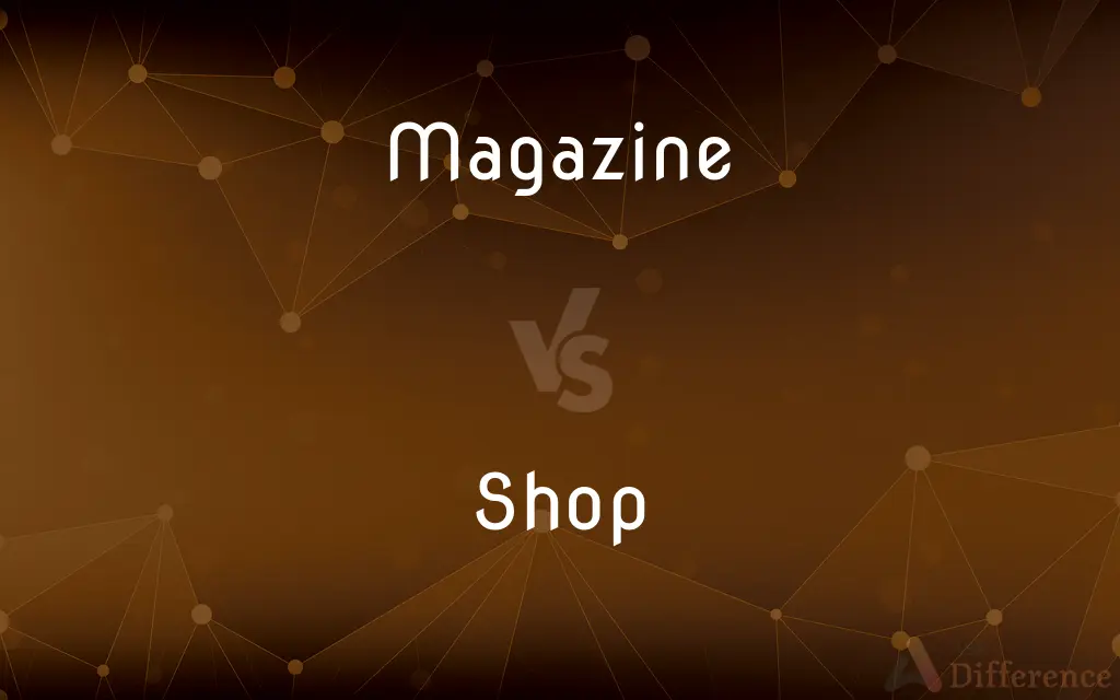 Magazine vs. Shop — What's the Difference?