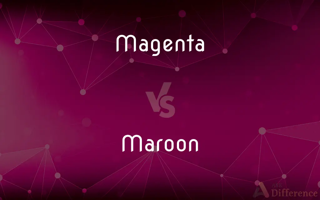 Magenta vs. Maroon — What's the Difference?