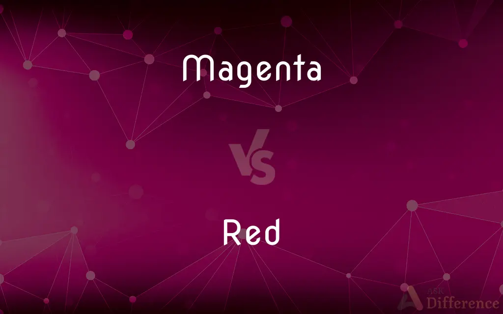 Magenta vs. Red — What's the Difference?