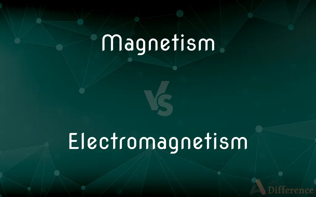 Magnetism vs. Electromagnetism — What's the Difference?
