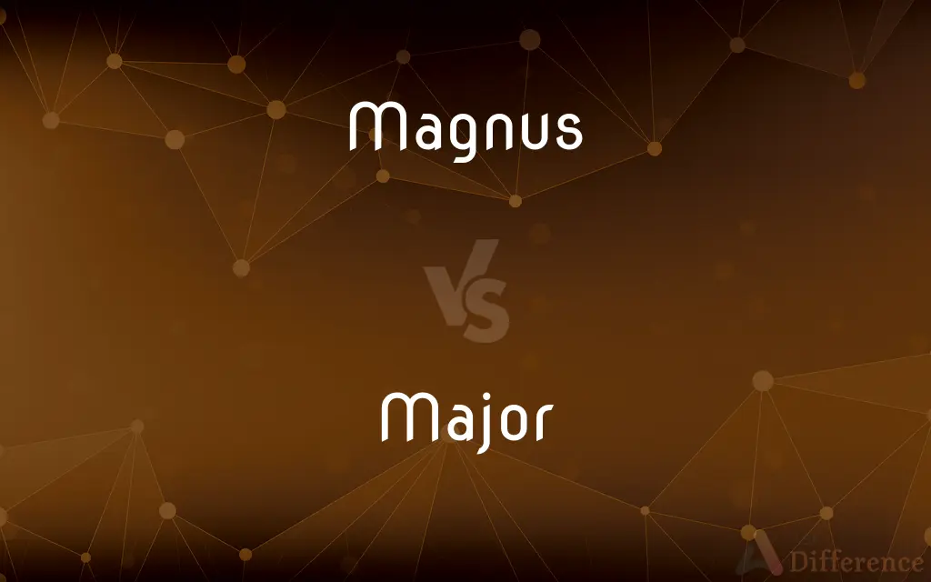 Magnus vs. Major — What's the Difference?