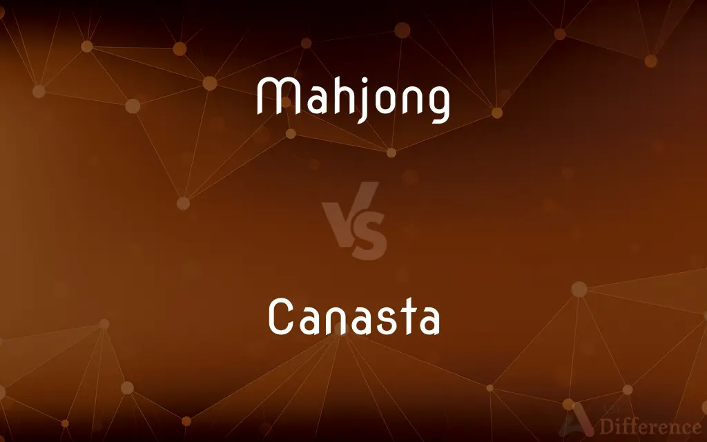 Mahjong vs. Canasta — What's the Difference?