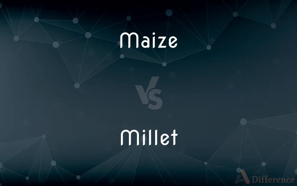 Maize vs. Millet — What's the Difference?