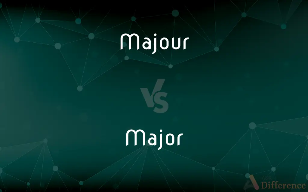 Majour vs. Major — What's the Difference?