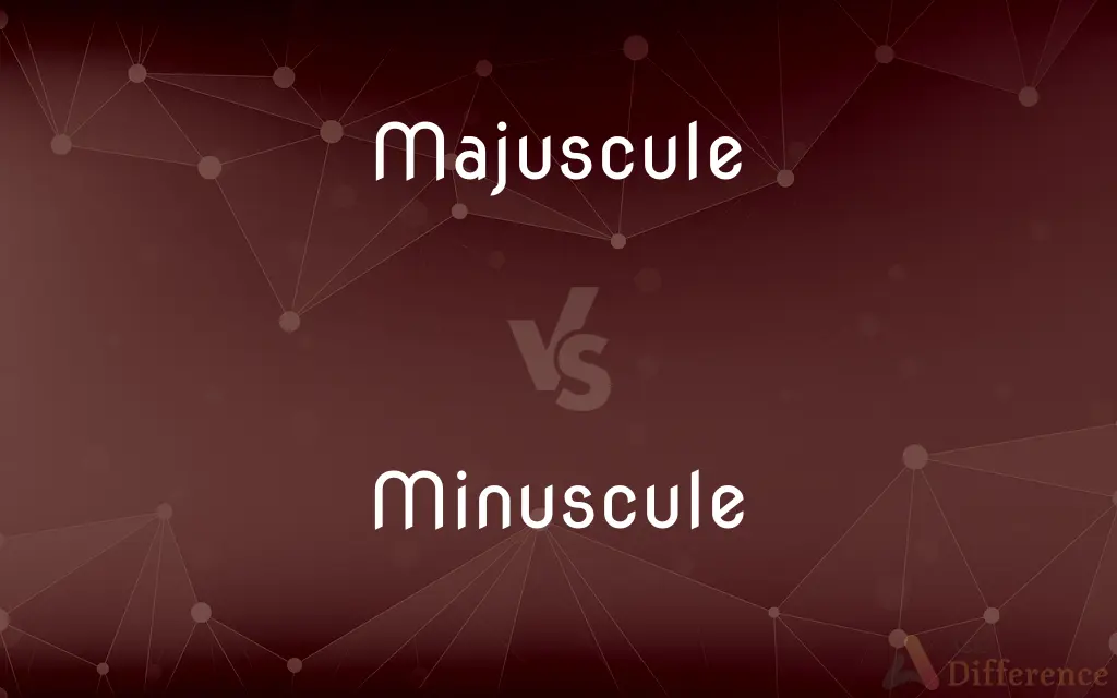 Majuscule vs. Minuscule — What's the Difference?