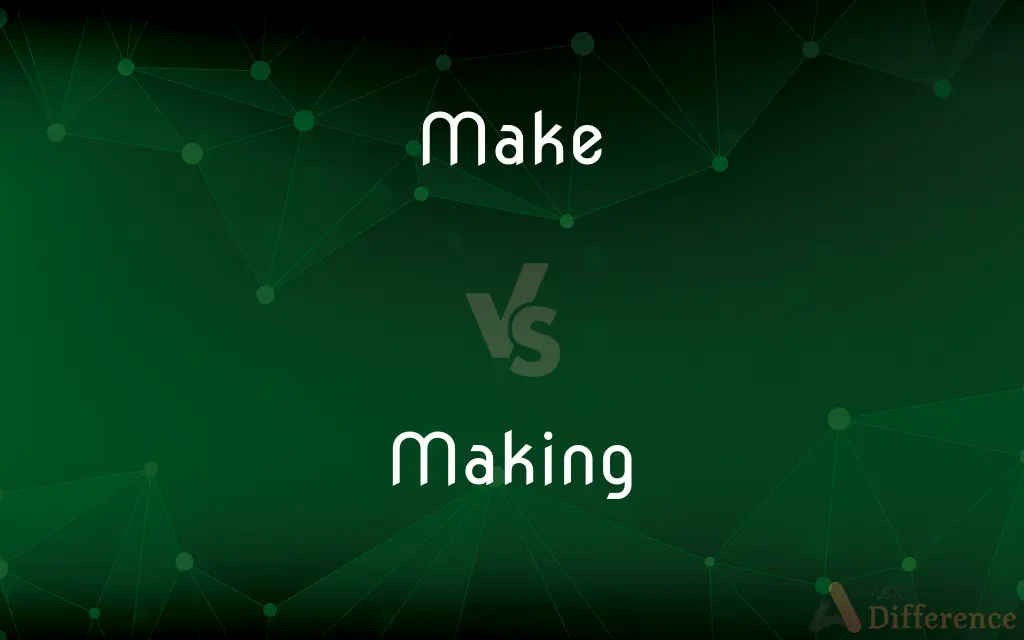 Make vs. Making — What's the Difference?