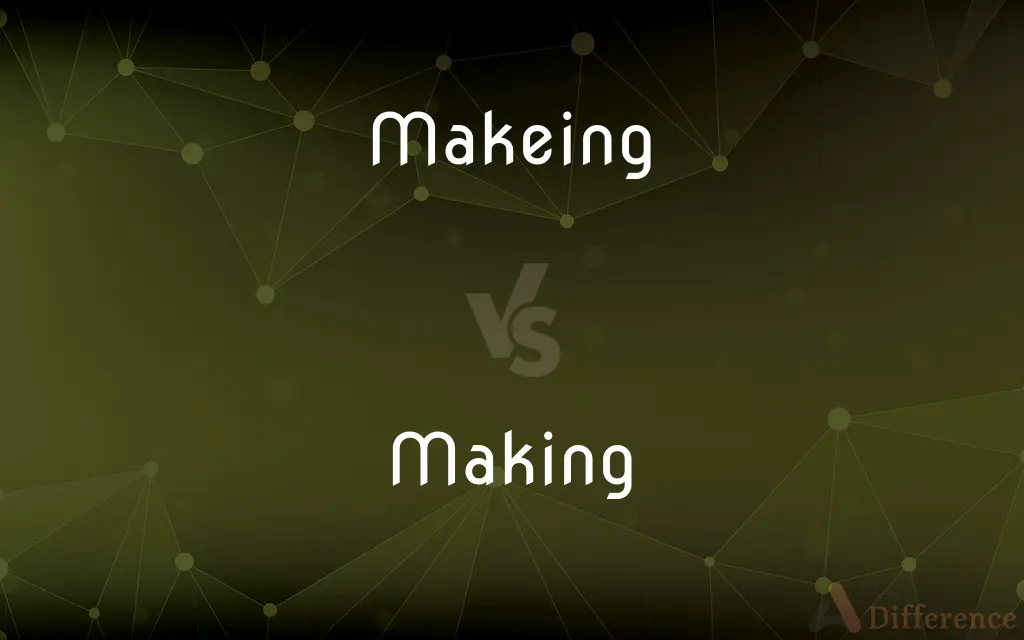 Makeing vs. Making — Which is Correct Spelling?