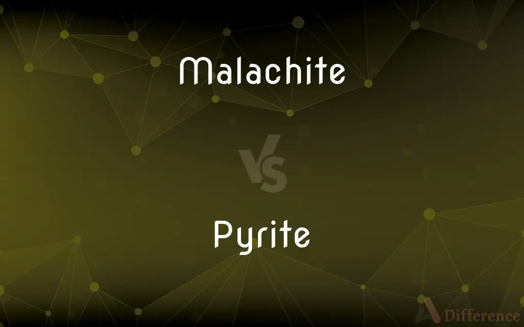 Malachite vs. Pyrite — What's the Difference?