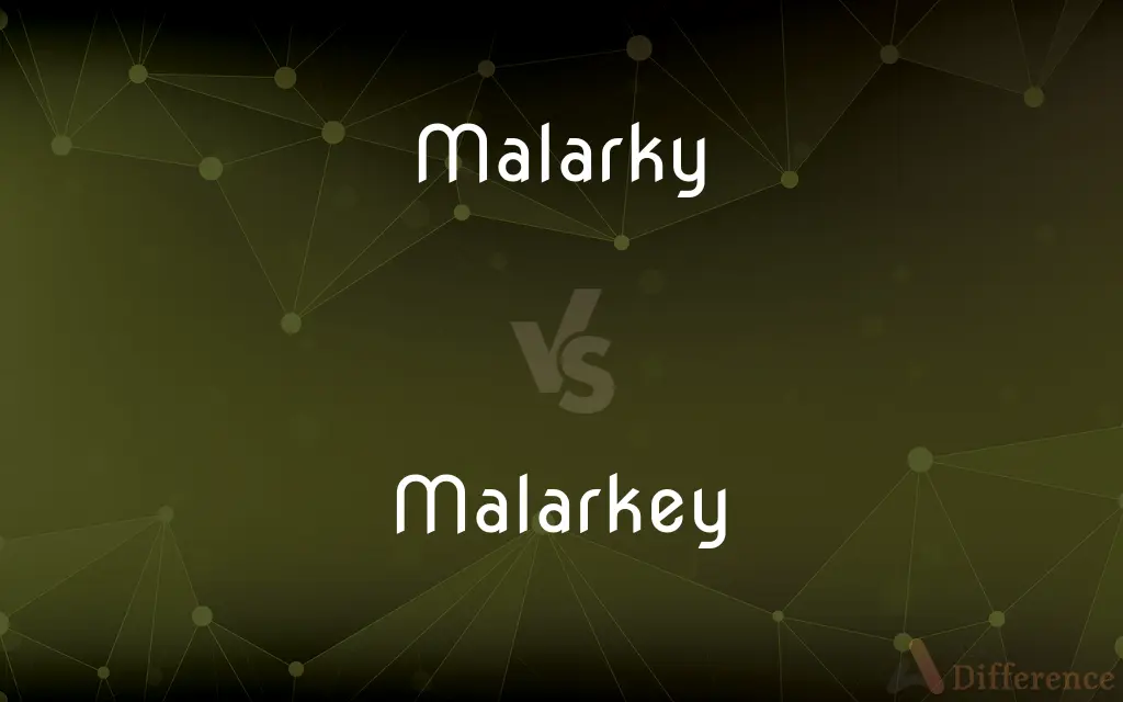 Malarky vs. Malarkey — What's the Difference?