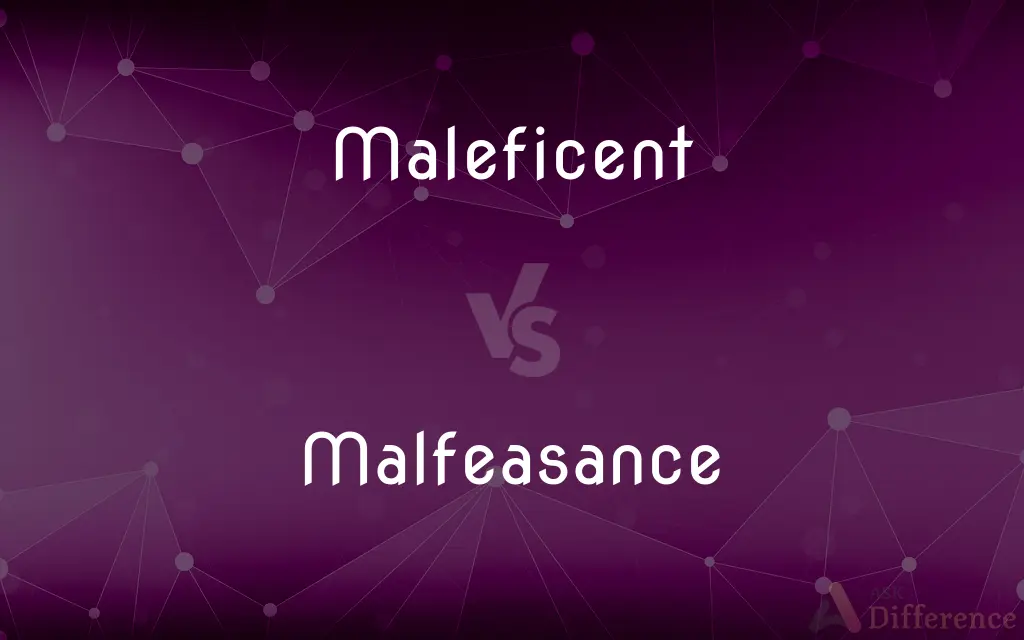 Maleficent vs. Malfeasance — What's the Difference?