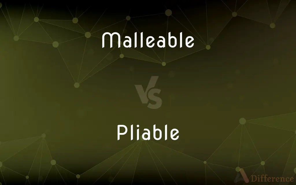 Malleable vs. Pliable — What's the Difference?