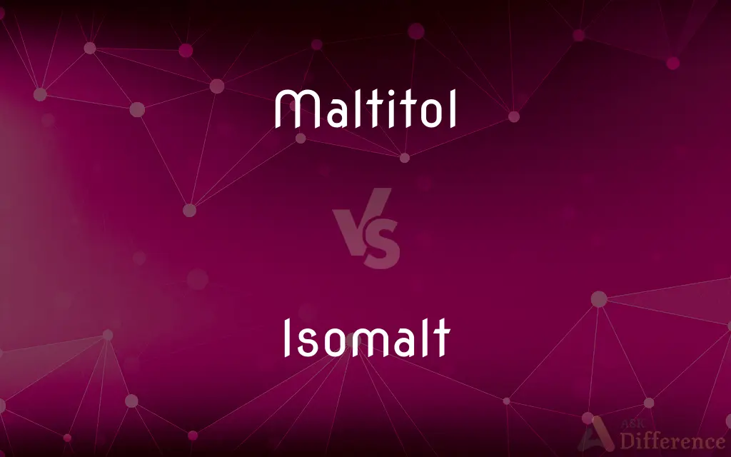 Maltitol vs. Isomalt — What's the Difference?