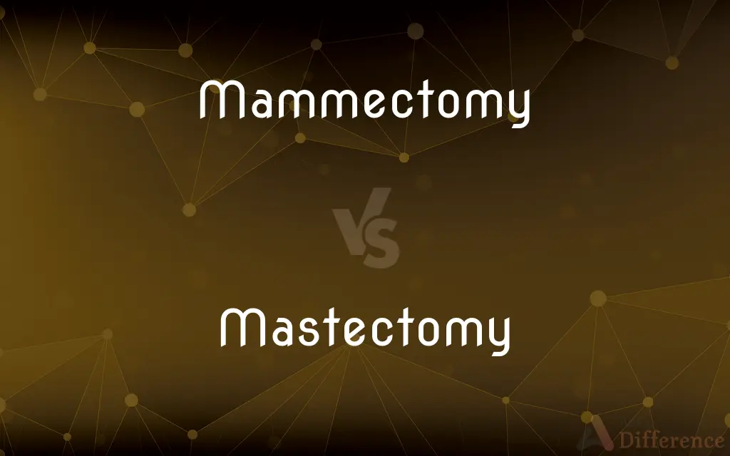 Mammectomy vs. Mastectomy — Which is Correct Spelling?