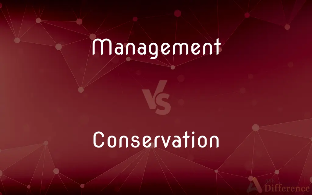 Management vs. Conservation — What's the Difference?