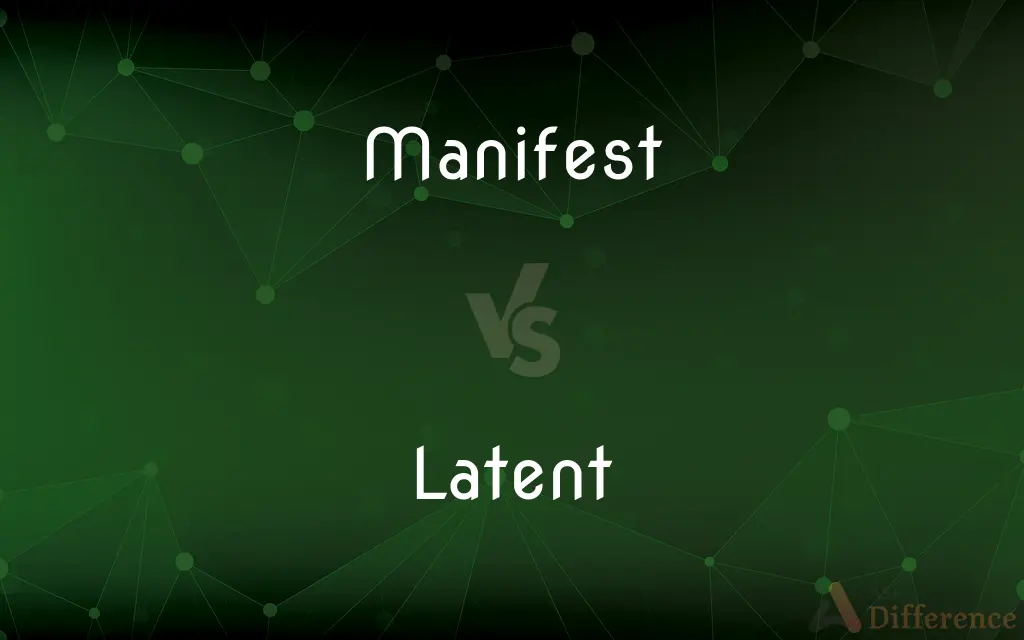 Manifest vs. Latent — What's the Difference?