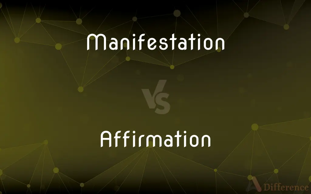 Manifestation vs. Affirmation — What's the Difference?