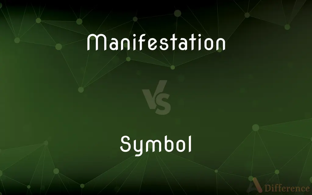 Manifestation vs. Symbol — What's the Difference?