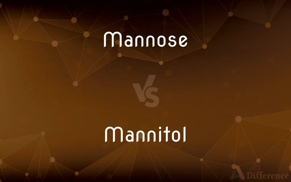Mannose vs. Mannitol — What's the Difference?