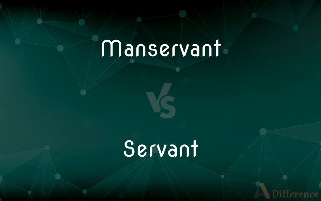 Manservant vs. Servant — What's the Difference?