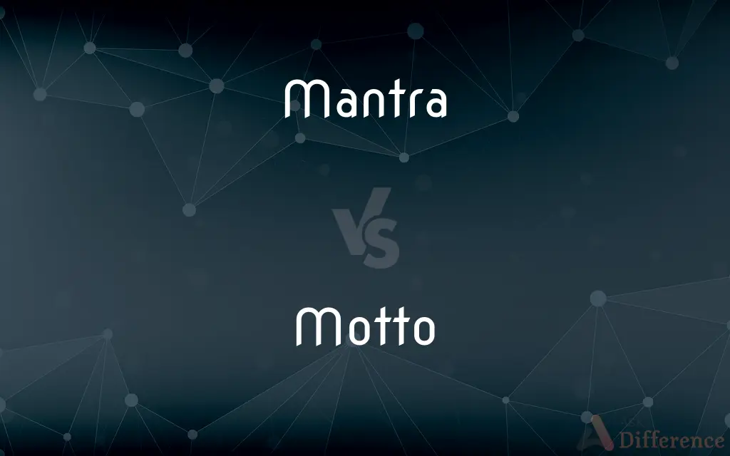 Mantra vs. Motto — What's the Difference?