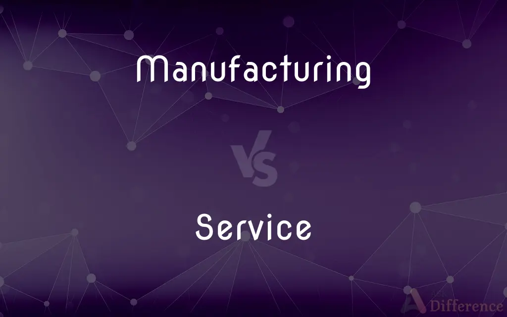 Manufacturing vs. Service — What's the Difference?
