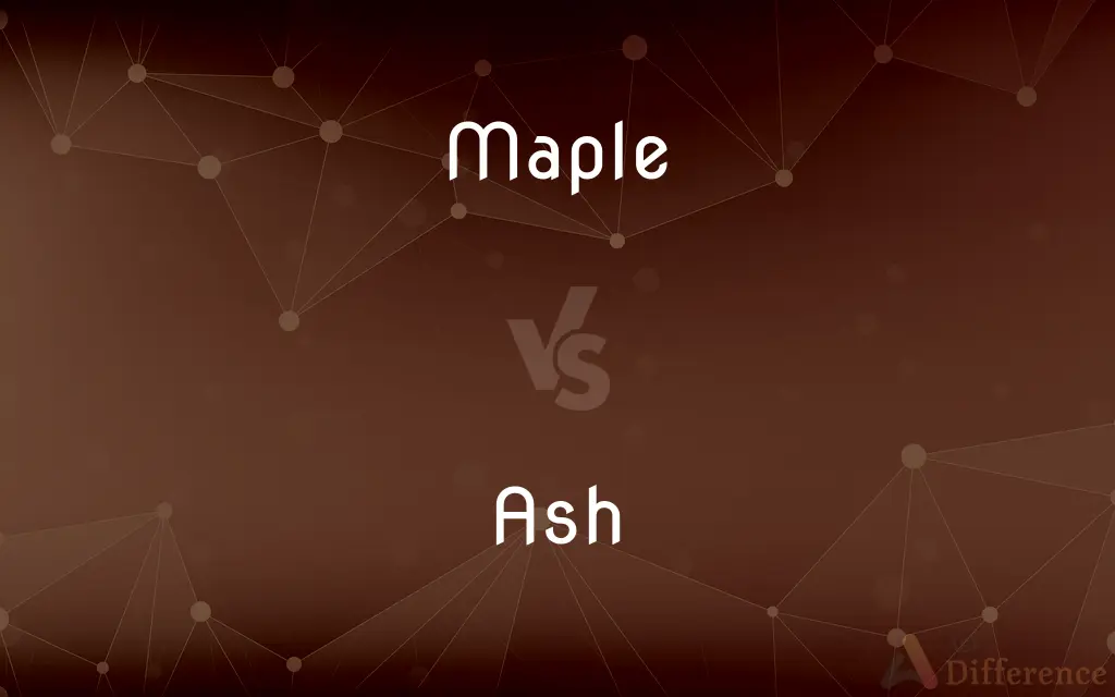 Maple vs. Ash — What's the Difference?