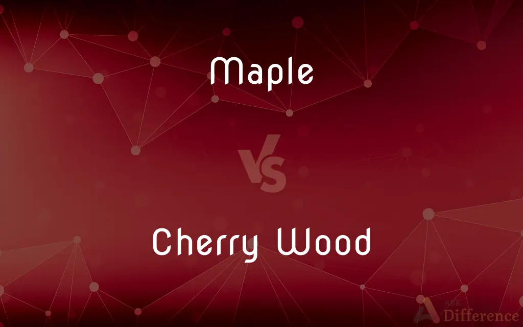 Maple vs. Cherry Wood — What's the Difference?
