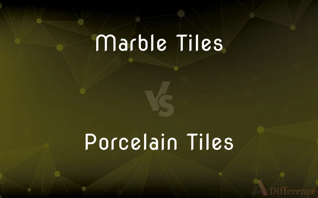 Marble Tiles vs. Porcelain Tiles — What's the Difference?
