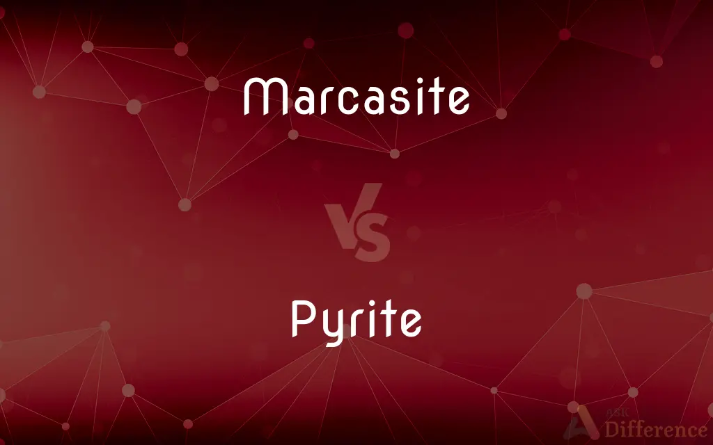 Marcasite vs. Pyrite — What's the Difference?