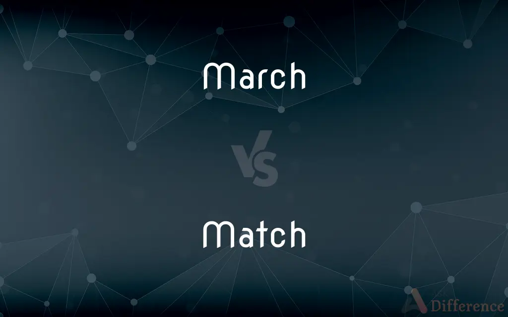 March vs. Match — What's the Difference?