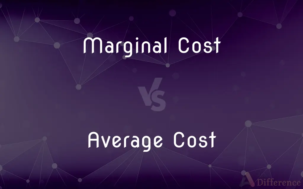 Marginal Cost vs. Average Cost — What's the Difference?