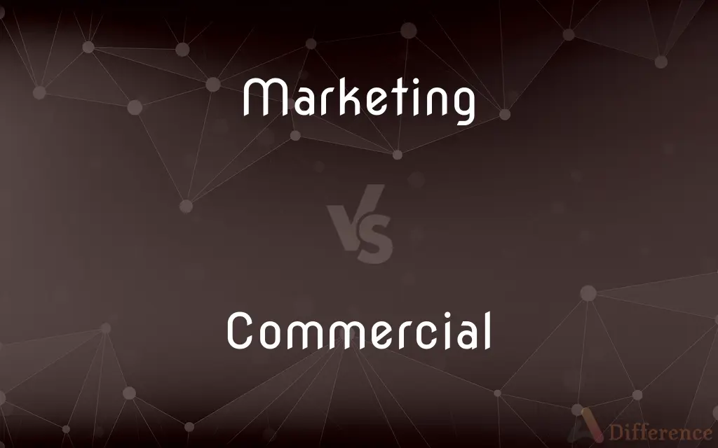 Marketing vs. Commercial — What's the Difference?