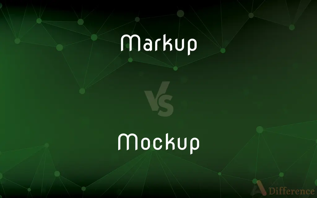Markup vs. Mockup — What's the Difference?