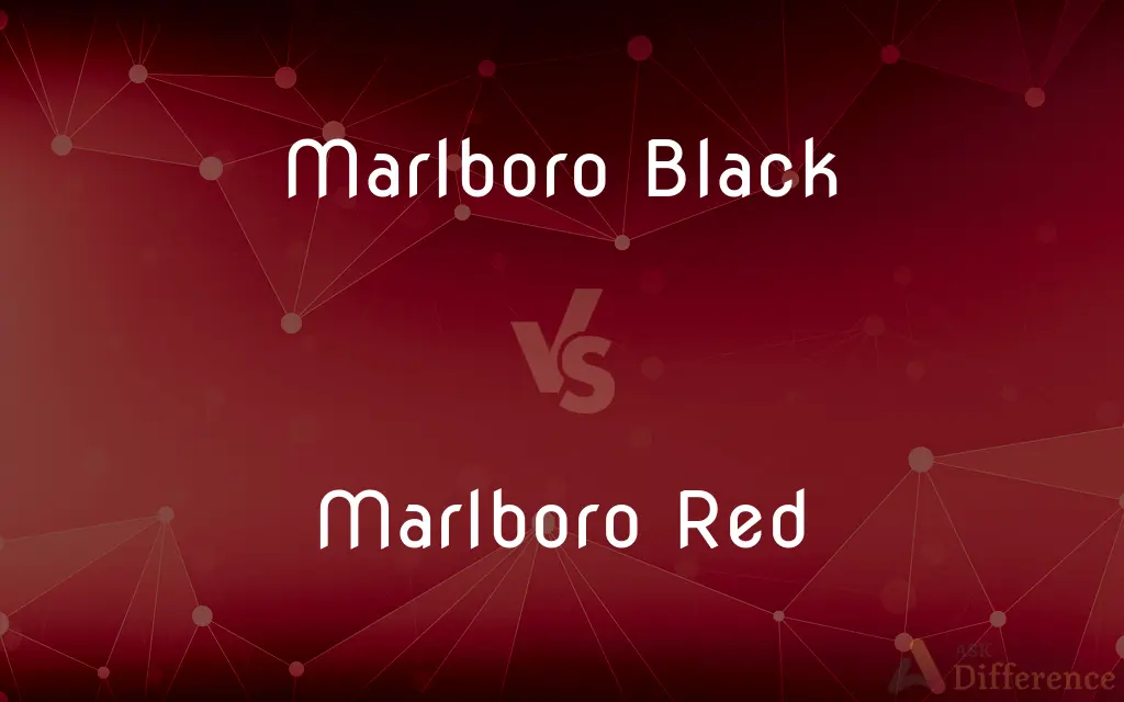 Marlboro Black vs. Marlboro Red — What's the Difference?