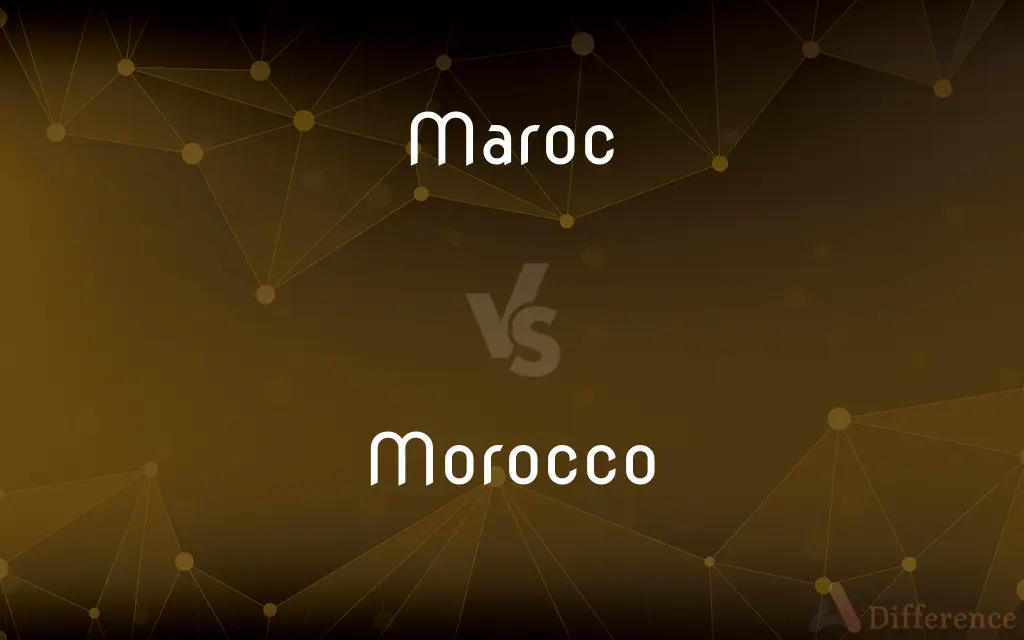 Maroc vs. Morocco — What's the Difference?