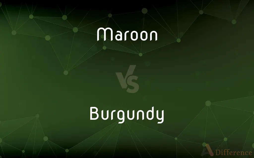 Maroon vs. Burgundy — What's the Difference?