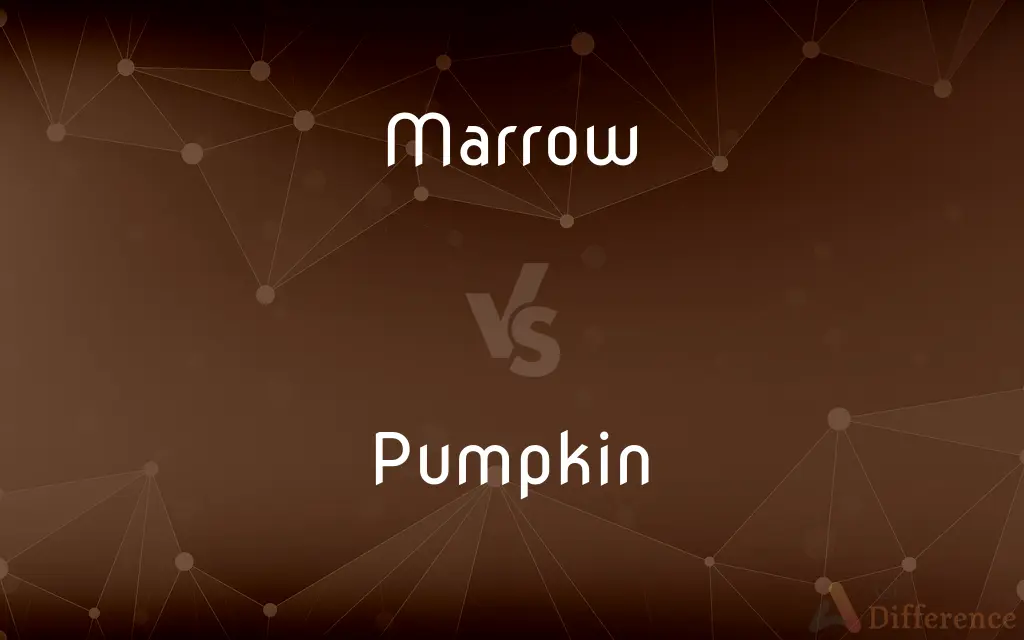 Marrow vs. Pumpkin — What's the Difference?