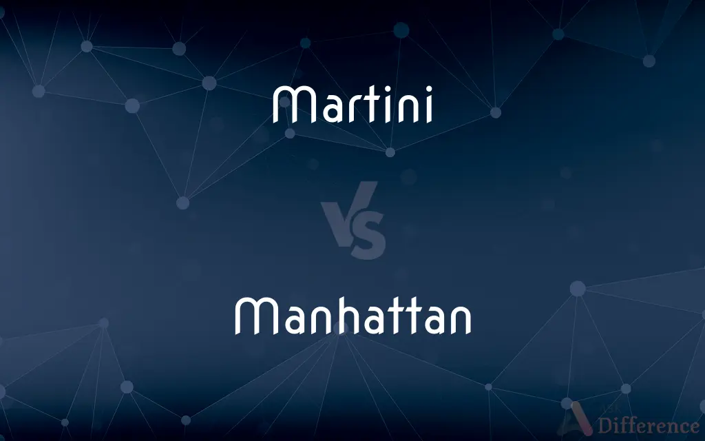 Martini vs. Manhattan — What's the Difference?