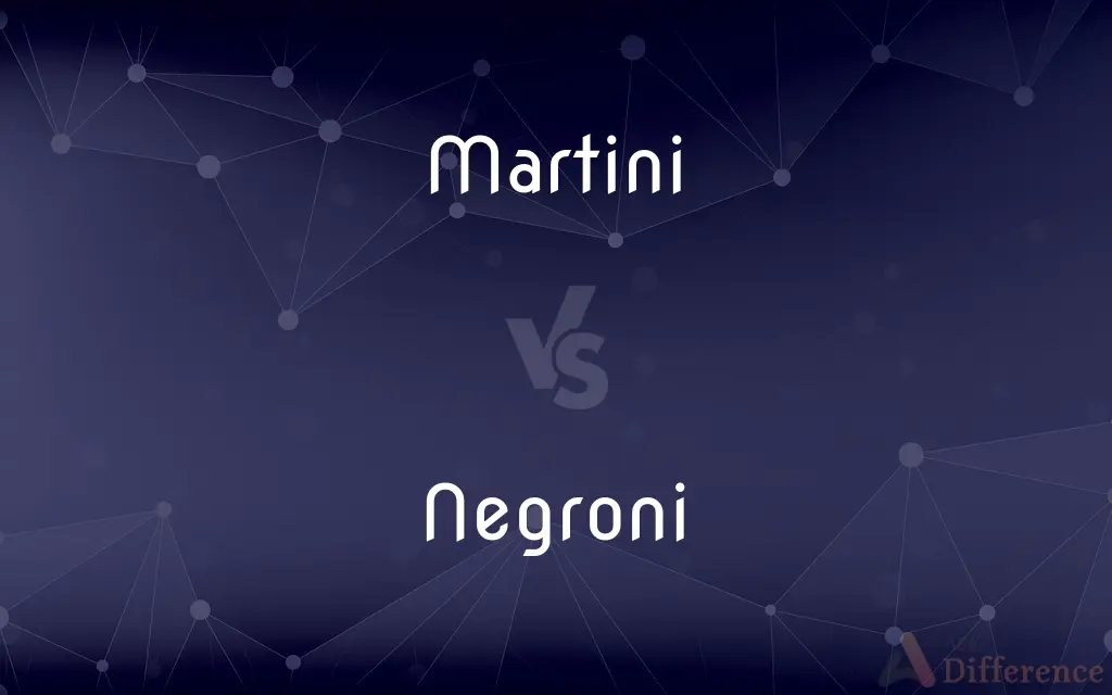 Martini vs. Negroni — What's the Difference?