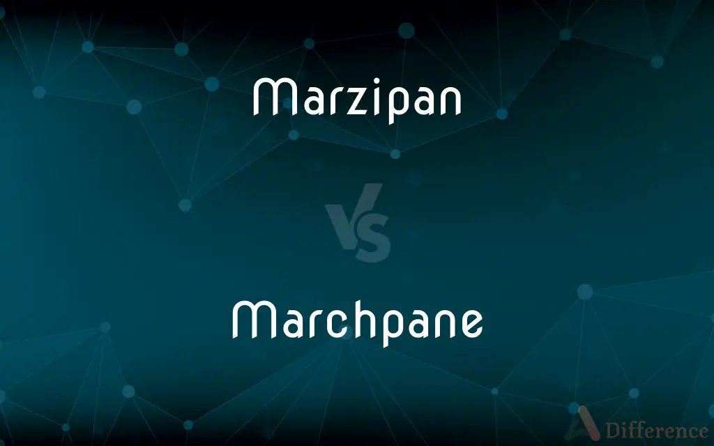 Marzipan vs. Marchpane — What's the Difference?