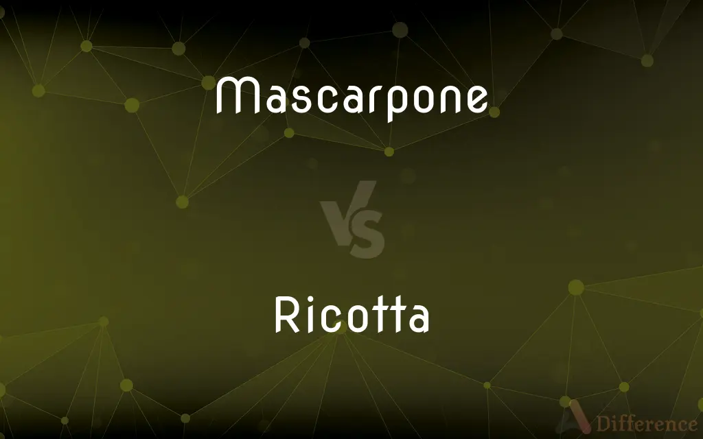 Mascarpone vs. Ricotta — What's the Difference?