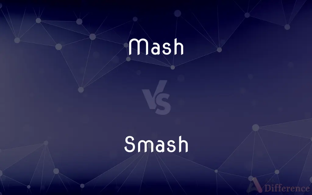 Mash vs. Smash — What's the Difference?